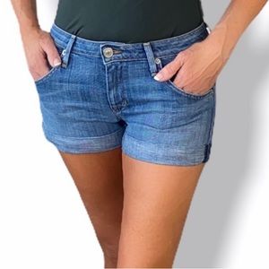 Hudson cuffed denim shorts